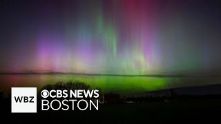 Epic northern lights display possible tonight in New England Heres the aurora forecast [upl. by Aynodal]