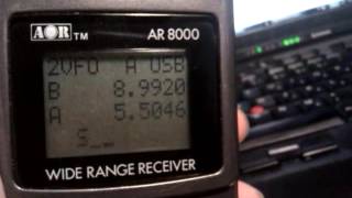 AOR AR8000 Spy Numbers [upl. by Sande911]