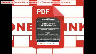 Edminister Schaum Circuitos Eléctricos PDF Descargar [upl. by Bilak]