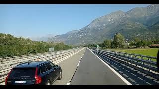 Autostrada A32 Italy TurinBardonecchiaTunnel Frejus Full [upl. by Elamrej]