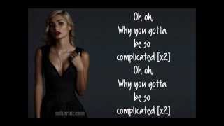 Pia Mia  Complicated Lyrics [upl. by Mighell]