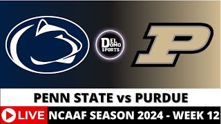 PENN STATE VS PURDUE LIVE 🏈 NCAAF FOOTBALL Game Score PlaybyPlay  Week 12  NOV 16 2024 [upl. by Anirazc]