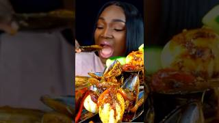 KING CRAB SEAFOOD BOIL MUKBANG  DESHELLED  SEAFOOD BOIL MUKBANG  Seafood Mukbang mukbang 720 [upl. by Vinia]