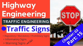 Traffic Signs  Traffic Engineering  Highway Engineering  Gate  Ch03 Part15 [upl. by Ahsennod]