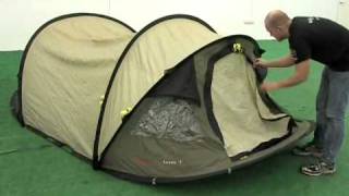 How to pitch the Outwell Fusion 300 pop up tent [upl. by Eduam]