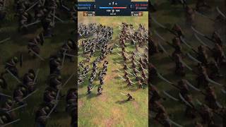 100 Samurais vs 100 Varangian Guards  AoE IV shorts short game ageofempires4 youtubeshorts [upl. by Jan]