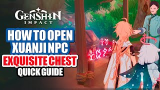 Xuanjis Exquisite Chest Quick Guide  Pyro Whopperflowers Location amp How To Open  Genshin Impact [upl. by Amethist]