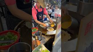 Taiwanese PANCAKE food foodie streetfood taiwan taiwanfood taipei foodlover pancake amthuc [upl. by Estell]