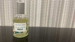 The Body Shop Vanilla Eau De Toilette First impressions  Fragrance Review [upl. by Allin657]