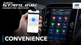 SUBARU STARLINK Connected Services  Convenience [upl. by Nivac]