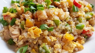 HOW TO MAKE LOW CARB FRIED RICE IN 10 MINUTES [upl. by Blanc]