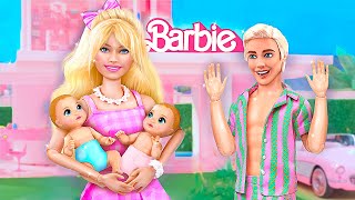 Barbie Family in Real Life 30 Doll Hacks and Crafts [upl. by Sewoll]