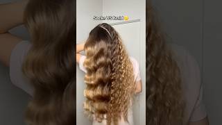 Socks or Braid🧐 music love hairtok hairstyle heatlesscurls hair heatlesshairstyle braids [upl. by Dworman]