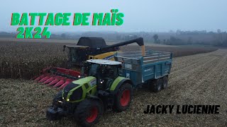 Moisson de Maïs sous la brume Bretonne   Jacky Lucienne [upl. by Amsa]