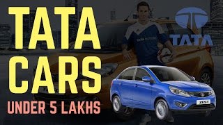 Top 5 Tata Motors Cars under 5 Lakhs 201617 Reviews Pics Specs Mileage amp More [upl. by Ettenej368]