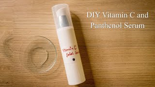 How to make Vitamin C and Panthenol Serum DIYVitaminCserum [upl. by Letnuahs]