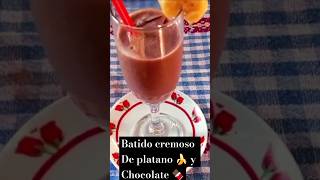 RECETA DE PLATANO CON CHOCOLATE CREMOSO [upl. by Antonino289]