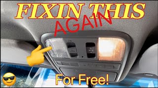 HOW To FIX the DOME MAP LIGHTS on a HONDA PILOT  Easy Free Fix [upl. by Atalaya]