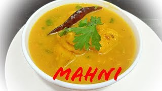 Mahni  Punjabi Dham Special Maani  How to make besan curry with Imli [upl. by Ellehsat]