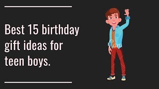 Best Birthday gift ideas for teen boys [upl. by Tobie]