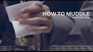 How to Muddle a Cocktail  Bols Bartending Academy [upl. by Ynes]