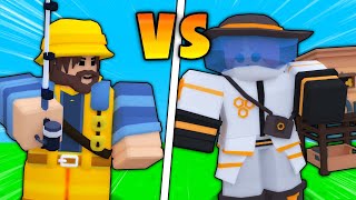 1v1 Fisherman VS Beekeeper Roblox Bedwars [upl. by Pollock]