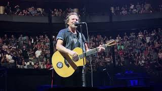 PEARL JAM WILDFLOWERS Vedder  Tom Petty live at XCEL ENERGY CENTER St Paul on 83123 concert [upl. by Soulier]