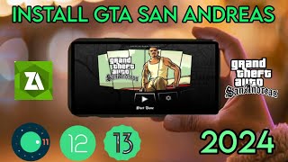 How To Install GTA SAN ANDREAS on Android 2024  Install GTA SAN ANDREAS on Android 111213 [upl. by Nuyh]