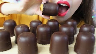 ASMR CHOCOLATE KISSES CRUNCHY Chocolate Covered Marshmallows Eating Sounds No Talking [upl. by Mont]