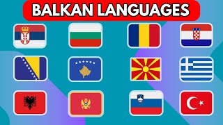 Similar Words in the BALKAN Languages [upl. by Mmada]