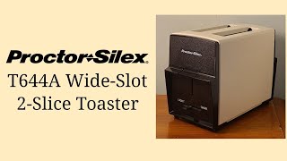 1993 Proctor Silex T644A 2Slice Toaster [upl. by Athallia]