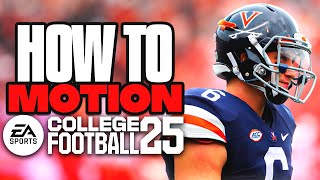 How to Motion in College Football 25 [upl. by Heddy559]