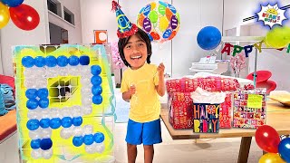 Ryans 12th Birthday Surprise Balloons Pop Challenge [upl. by Beghtol]