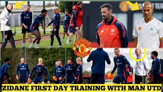 BIG NEWS HAS COME🔥😍 ZIDANE TRAINING WITH MAN UTD 🔴। Man Utd news [upl. by Renat]