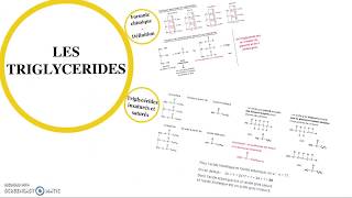 Les triglycérides [upl. by Ewart]