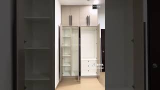 Beige Wardrobe Idea  Arizzu Design amp Build  kitchencabinet kitchen kabinetdapur wardrobe [upl. by Llimaj]