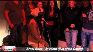 Amel Bent  Je reste  Live  CCauet sur NRJ [upl. by Ahsim740]