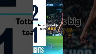 Tottenham vs big and small teams shorts football tottenham [upl. by Hotze]