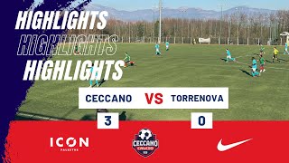 Ceccano Calcio 1920  Atletico Torrenova 30 Highlights [upl. by Omarr]