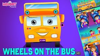 Wheels on the Bus Go Round and Round with Lyrics  English Rhymes  Rhymes for Kids  Baby Rhymes [upl. by Alioz688]