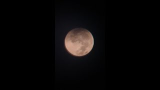 Total Lunar Eclipse on Ethiopian sky semera city [upl. by Felt]