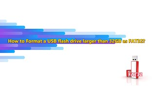 How to Format a USB flash drive larger than 32GB as FAT32 on Windows 10 [upl. by Levine259]