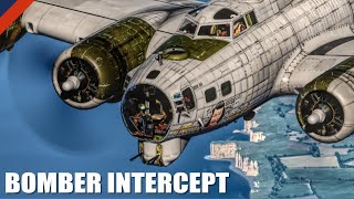 Luftwaffe intercepting B17 Bomber formation  DCS 4YA WW2  Cinematic dcs [upl. by Daile316]