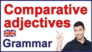 Comparative adjectives  English grammar lesson [upl. by Atnovart]