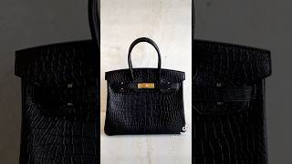 Hermès Birkin 30 Black Croco 🖤 hermes birkin30 fashion [upl. by Petite]