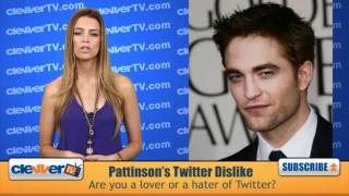 Robert Pattinson Hates Twitter [upl. by Abeh]