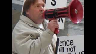 Johnny Bangerter speaks at rally against police violence [upl. by Sarchet]