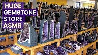 Unintentional ASMR 💎 Visiting Europes Biggest Gemstone Store [upl. by Frentz]