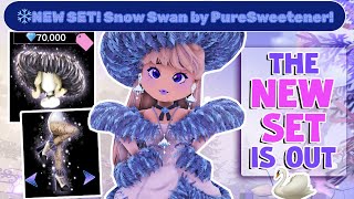 THE NEW SNOW SWAN SET IS OUT ADVENT CALENDAR DAY 15 Royale High Glitterfrost Update 2023 [upl. by Annhoj]