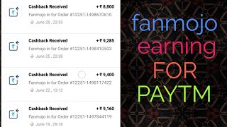 The biggest payment proof from fanmojo for paytm [upl. by Kaliski]